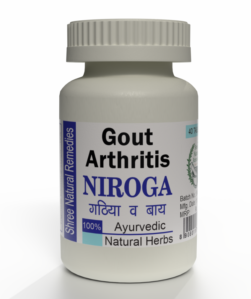 Niroga - Ayurvedic Relief for Gout & Arthritis (40 Tablets) Pack of 4 - Image 2